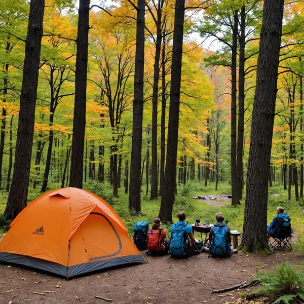 Comment organiser un camping pour une expédition de randonnée en région de collines en automne?